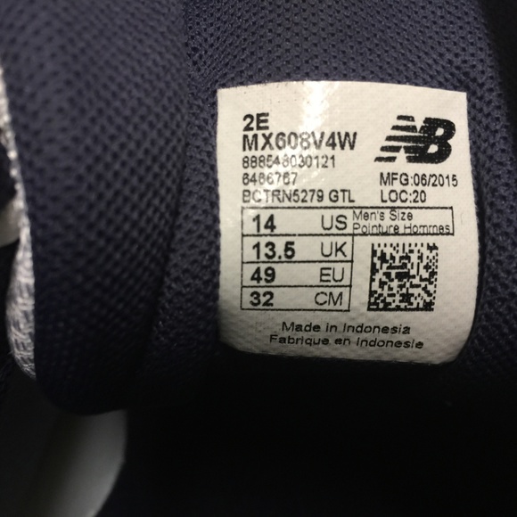 New Balance 608V4 Shoes Size 14 - Picture 5 of 8